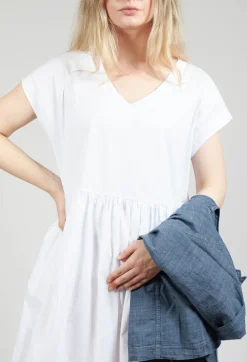 Smock Dress in Bianco