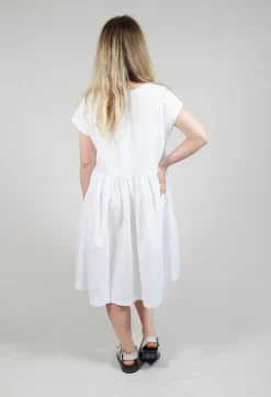 Smock Dress in Bianco