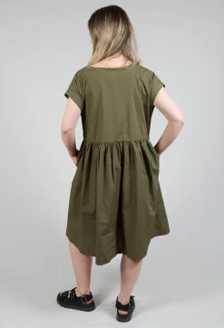 Smock Dress in Oliva