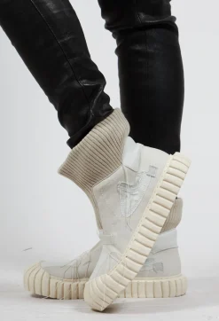 Sock Boots in Eraser