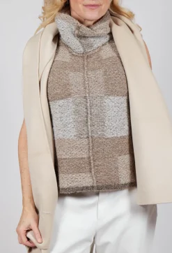 Soft Knit Sweater Vest in Brown