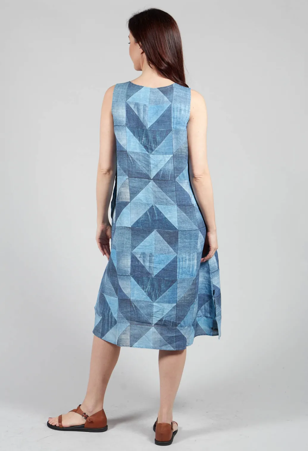 Som Reversible Dress in Denim