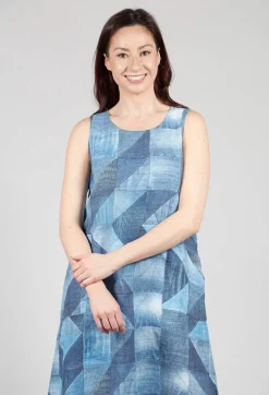 Som Reversible Dress in Denim
