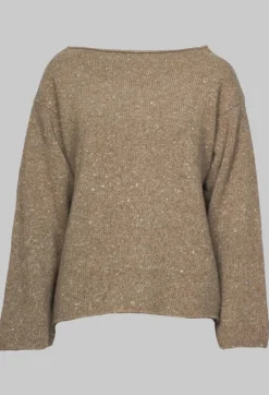 Somerset Cashmere Blend Jumper in Latte