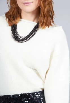 Somerset Cashmere Blend Jumper in Cream