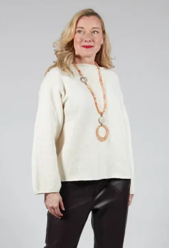 Somerset Cashmere Blend Jumper in Cream