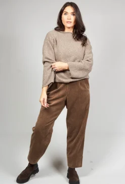 Somerset Cashmere Blend Jumper in Latte