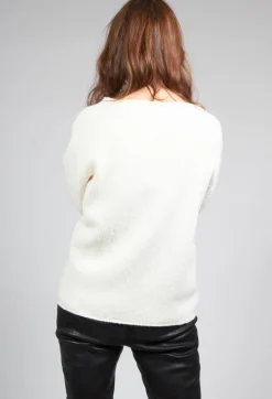 Somerset Cashmere Blend Jumper in Cream