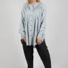 Sonoro Blouse with Quilted Tucks in Stone