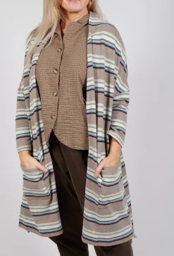 Soufle Jumper in Alpaca Stripe