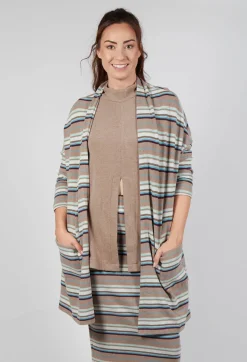 Soufle Jumper in Alpaca Stripe