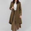 Soul Embroidery Coat in Tweed