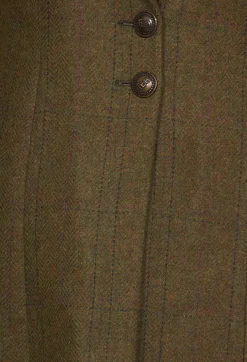 Soul Embroidery Coat in Tweed
