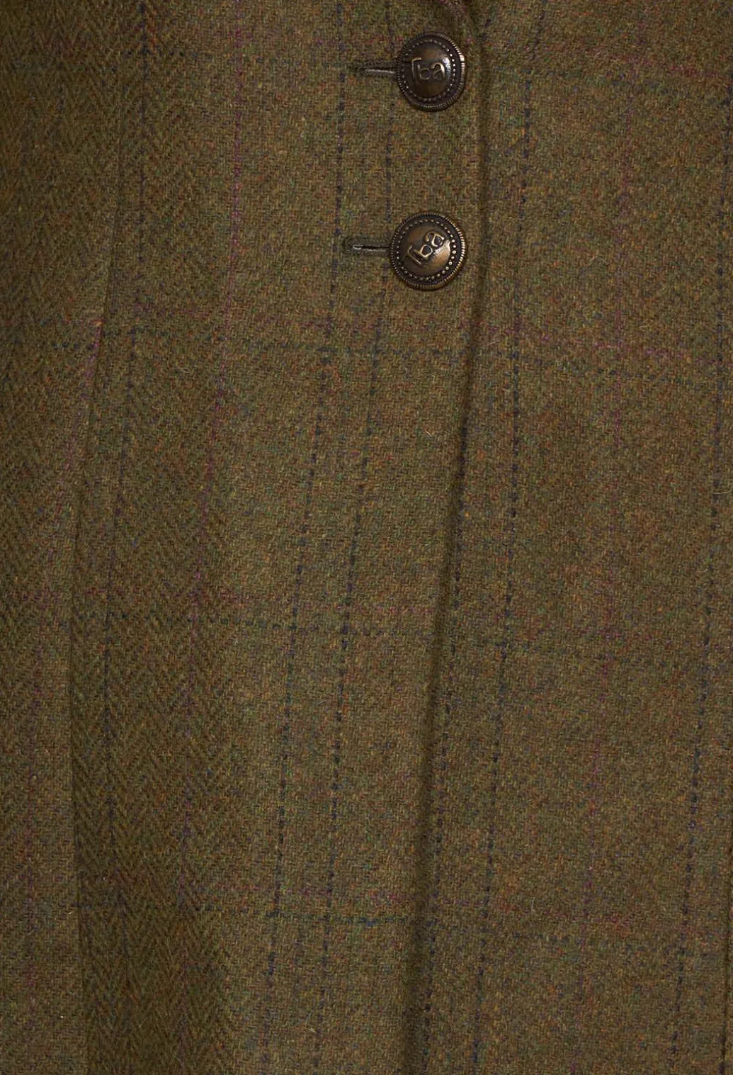 Soul Embroidery Coat in Tweed