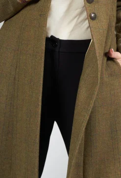 Soul Embroidery Coat in Tweed