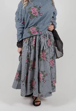 Spielfleck Skirt in Schnee