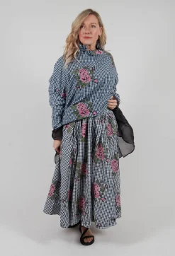 Spielfleck Skirt in Schnee