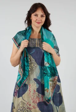 Square Scarf in Eden