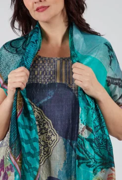 Square Scarf in Eden