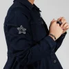 Star Shape Beaded Accessory Patch in Silver