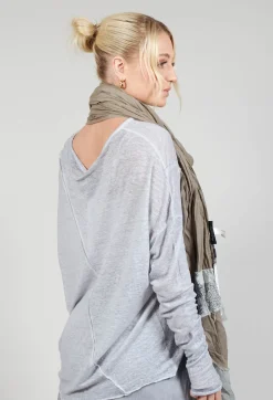 Stitch Scarf in Original Beige