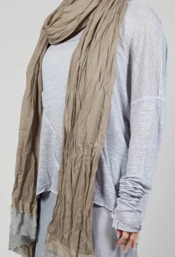 Stitch Scarf in Original Beige
