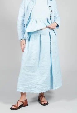 Stitch Skirt in Cielo