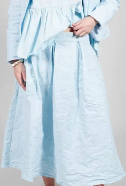 Stitch Skirt in Cielo