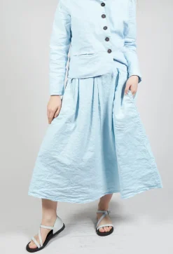 Stitch Skirt in Cielo