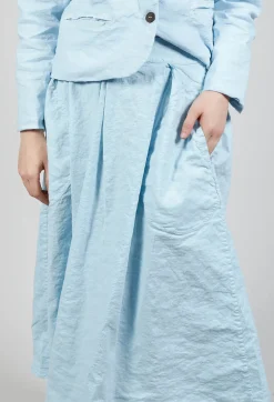 Stitch Skirt in Cielo