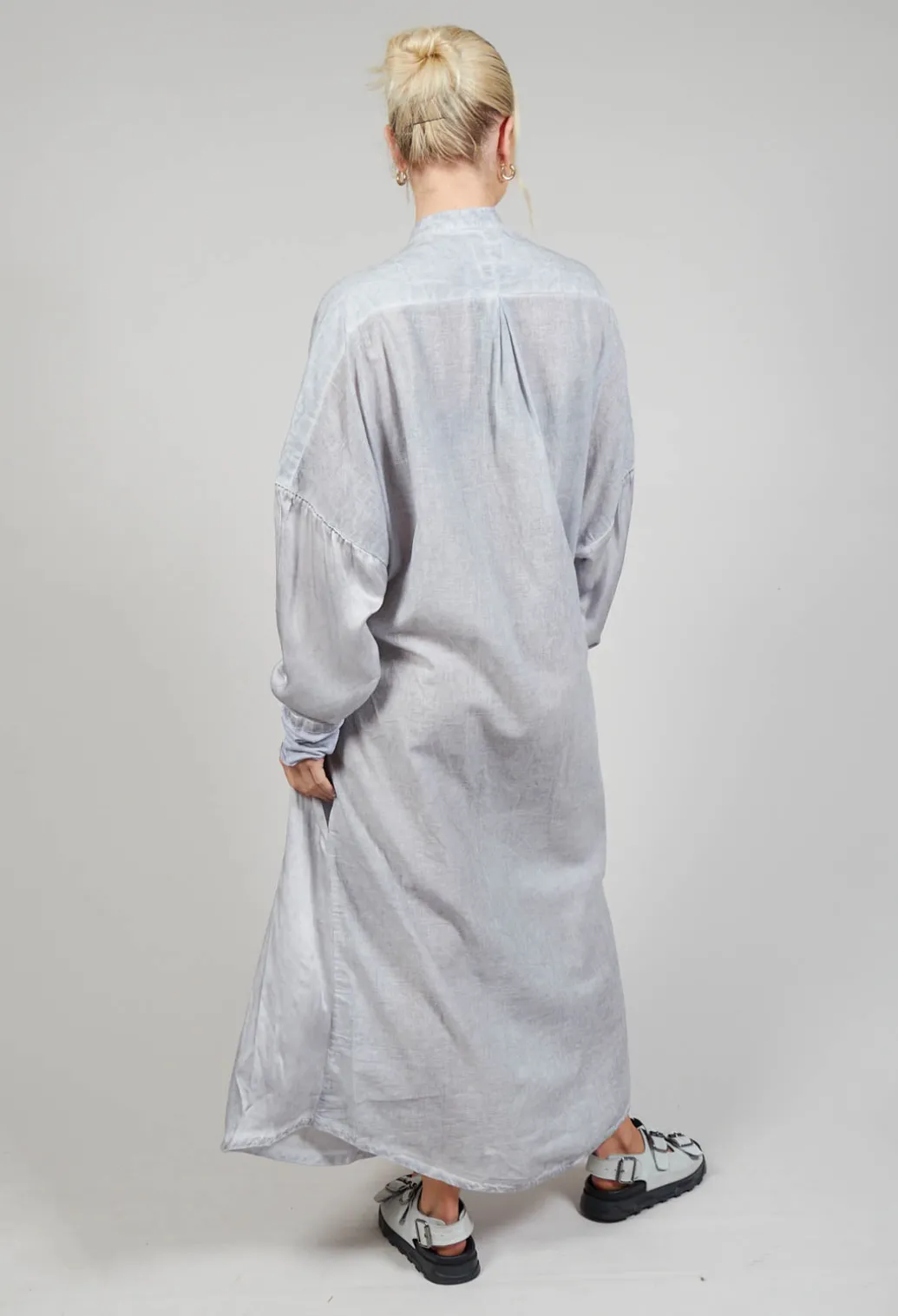 Stitch Smock Dress in Original Grey