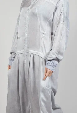 Stitch Smock Dress in Original Grey