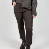 Straight Leg Trousers in Ebano