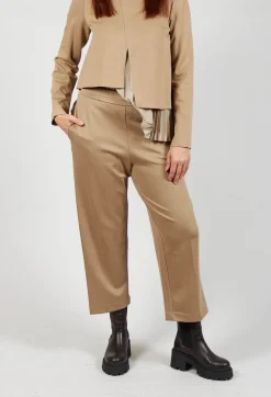 Straight Leg Trousers in Camel