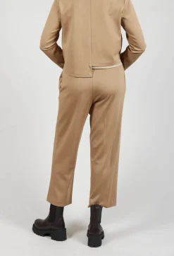 Straight Leg Trousers in Camel
