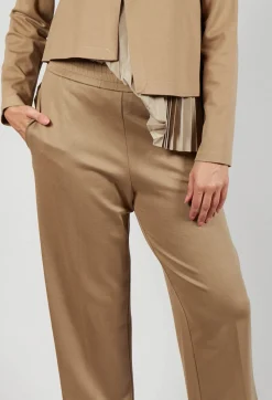 Straight Leg Trousers in Camel
