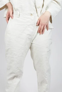 Straight Leg Trousers in Chalk