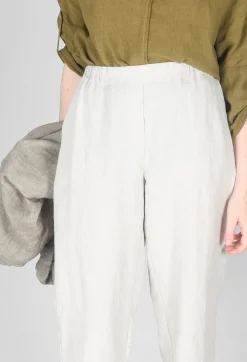 Straight Leg Trousers in Beige