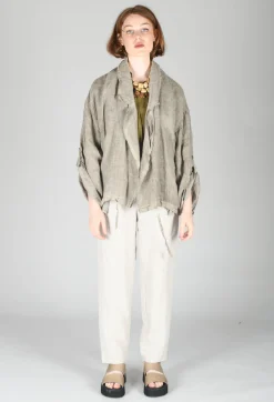 Straight Leg Trousers in Beige