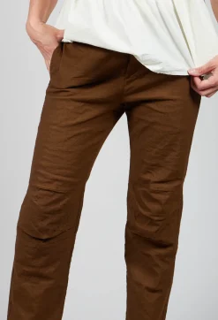 Straight Leg Trousers in Oliva