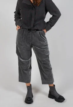 Straight Leg Trousers in Pewter