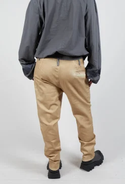 Straight Leg Trousers in Beige