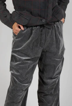 Straight Leg Trousers in Pewter