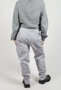 Straight Leg Trousers in Grey