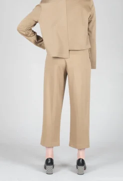 Straight Leg Trousers in Camel