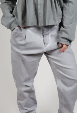 Straight Leg Trousers in Grey