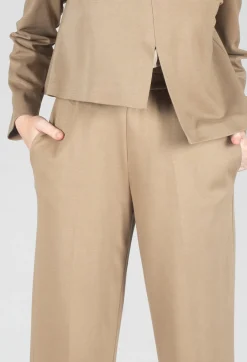 Straight Leg Trousers in Camel