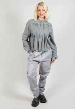 Straight Leg Trousers in Grey