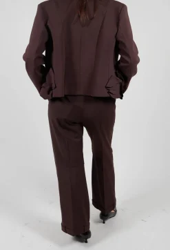Straight Leg Trousers with Feature Hems in Java