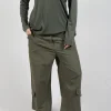 Straight Leg Utility Trousers in Camp